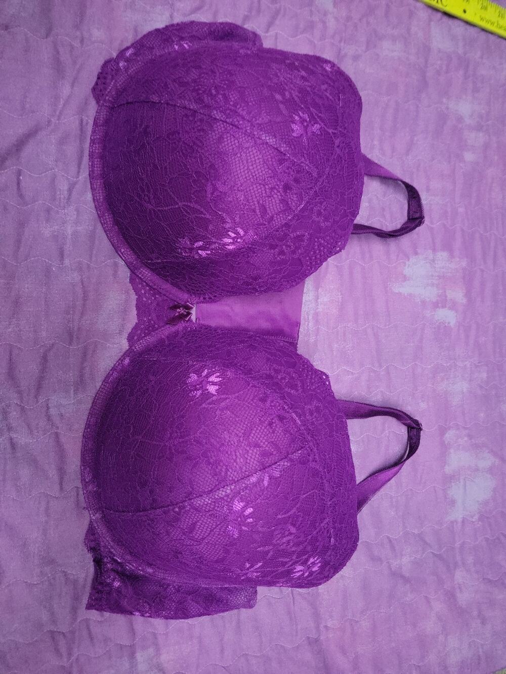 Torrid 44DDD purple Underwire Lace Lined Bra